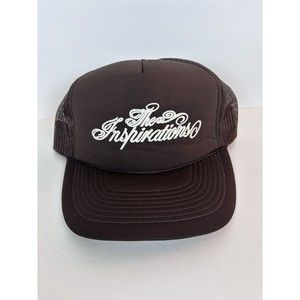 The Inspirations Quartet Hat Cap Gospel Christian Music Vintage Brown Trucker